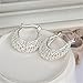 NYKKOLA HOT New Jewelry 925 Solid Silver Classic Hoop Stud Earrings