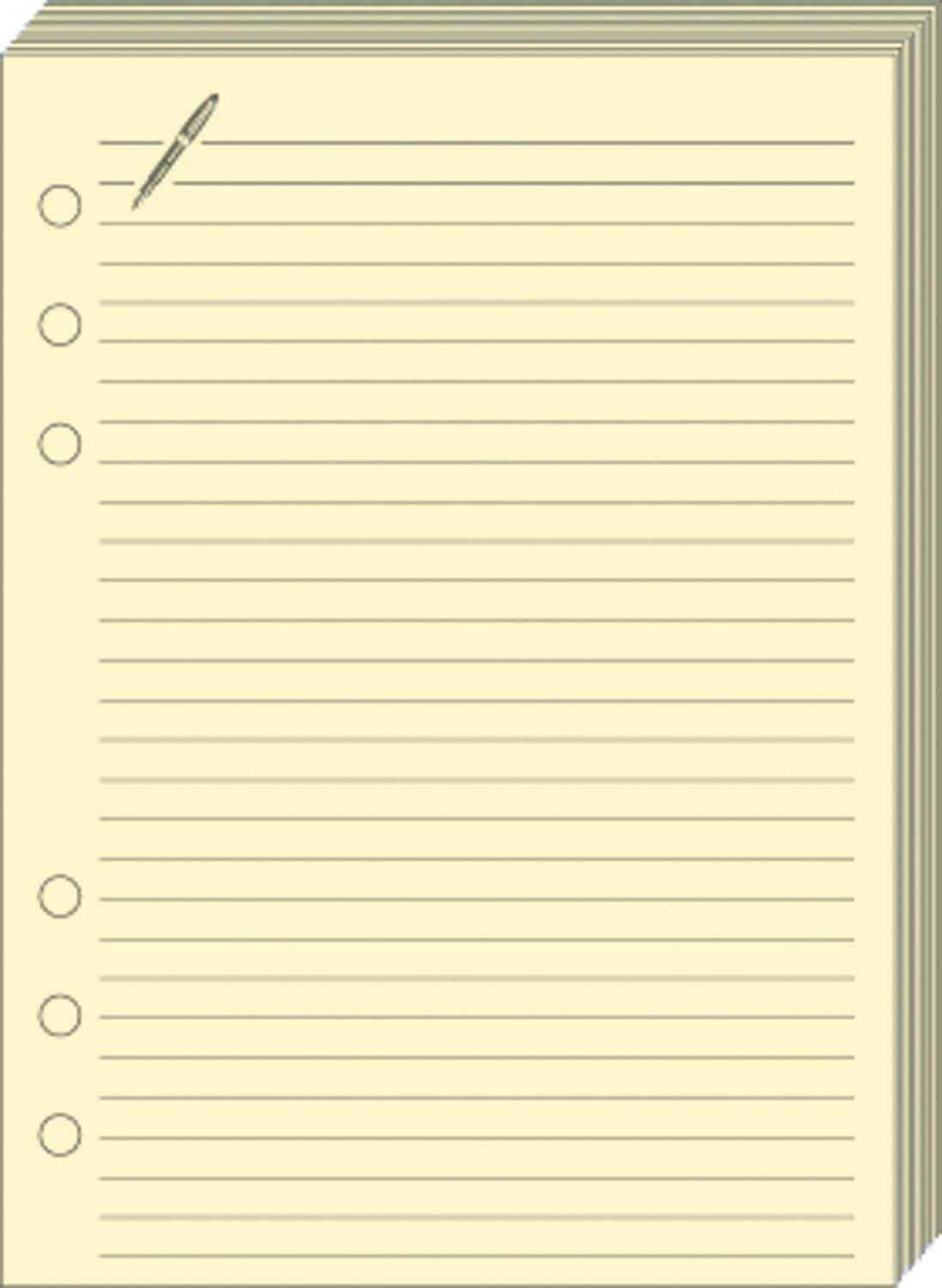 Quo Vadis - Timer Accessories - Refill Note Cards for Timer 21 - Clairefontaine Ivory Paper - Size 15 x 21 cm