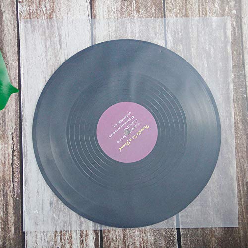 Skywin Vinyl Record Sleeves 3 Mil Thick 50 Record Sleeves Outer
