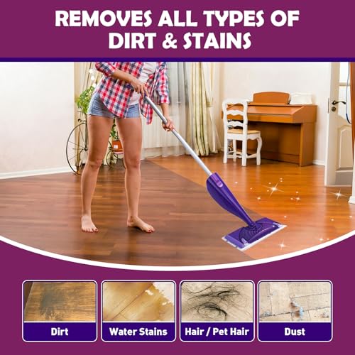 Mopping Pad Refill Compatible with Wet Jet Mop, Disposable Multi Surface Wetjet photo 9