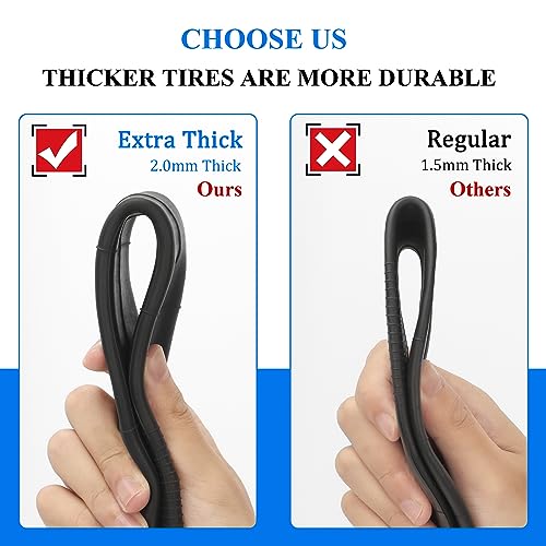 Amitor 8.5 Inch E Scooter Thickened Hose, 8 1/2 x 2 Tube for Xiaomi M365/Pro2/Pro/1S/Essential e Scooter, 50/75-6.1 Double Strength Scooter Replacement Hose, Not Easily Leaky