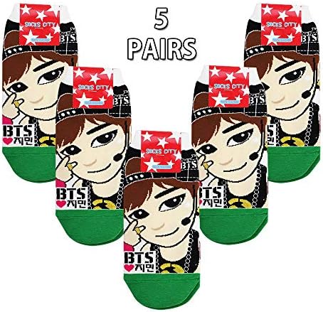 BTS Kpop Star Character Low Ankle Socks for Girls