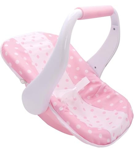 Bayer Design Silla De Coche EasyGo Para Muñecas - Asiento Con Cinturón De Seguridad, Capota Y Manillar, Compatible Con Muñecas De Hasta 46 Cm, Y Con Cochecitos Neo Vario