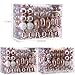 Sea Team 155-Pack Assorted Shatterproof Christmas Ball Ornaments Set Decorative Baubles Pendants with Reusable Hand-held Gift Package for Xmas Tree (Rose Gold)