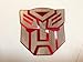 3d Red Transformers Autobot Logo Emblem Badge Decal Car