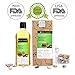Soulflower Castor Oil -100% Pure Tropical Indian Coldpressed Oil - Boosts Growth for Eyelashes, Eyebrows, Hair 6.77 fl. Oz. Hexane Free with - BONUS portable travel friendly Spray