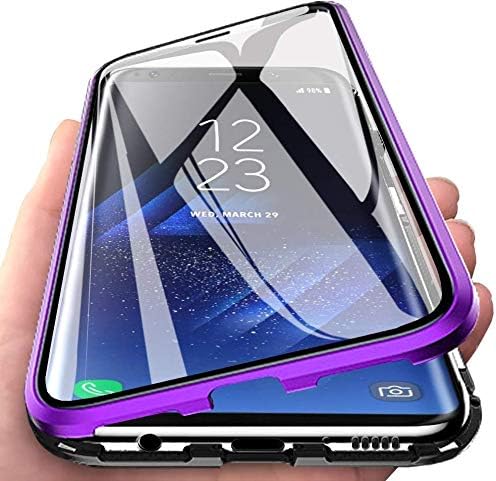 Suitable for Vivo V15 Pro/S1 Pro Magnetic Transparent Tempered Glass Cover, with a Screen Protector 360 ° All-Round Protection of The Ultra-Thin Shell