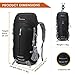 Mountaintop 50+5 Liter Internal Frame Backpack with Rain Cover
