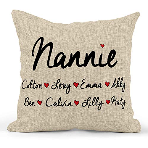 Personalized Grandparent Pillow Christmas