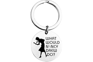 BLEOUK Movie Inspired Gift What Would Nanci Do Keychain Gift for Fans