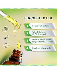 Hemp Oil Extract 52000 mg, All-Natural Drops for Pain, Stress, Anxiety Relief, Deep Restful Sleep