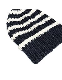 accsa Mujer Azul marino Blanco y negro Crema Bufanda   Gorro   Set Regalos de San Valentín