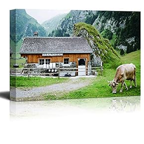 Canvas Wall Art for Living Room,Bedroom Home Artwork Paintings Farm Ready to Hang - 12x18 inches