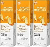 Avalon Organics Vitamin C Renewal Vitality Facial Serum, 1 Ounce (Pack of 3)