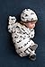 L'ovedbaby Unisex Baby Organic Snap Footie (Navy Snails, 0-3m)