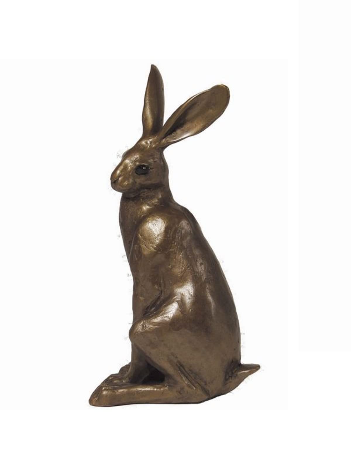 Frith Sculpture HUGO THE HARE in cold cast bronze - S161