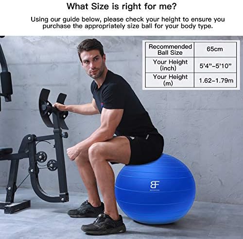 exercise ball 5 below