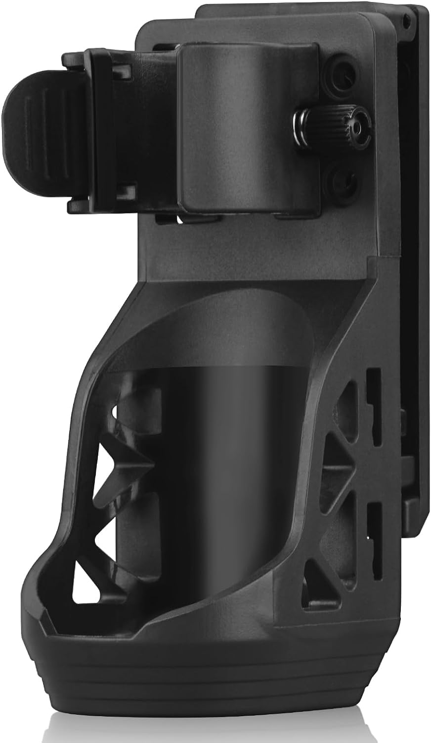 ULTRAFIRE Torch Holster Pouch for Duty Belt, Rotatable Torch Holder with Lever Side Lock System, Fits 0.9"-1.2" Diameter Flashlights, Tactical Torch Carry Case for Police, Law Enforcementt, W66