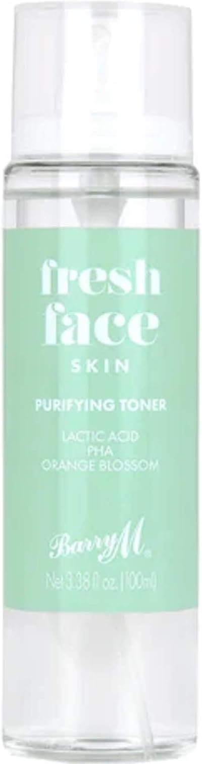 Barry M Fresh Face Skin Purifying Cleansing Toner Lactic Acid PHA Unclog Pores