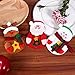 TINKSKY Kitchen Suit Silverware Holders Pockets Knifes Forks Bag Snowman Santa Claus Elk Christmas Party Decoration for Children 6pcs