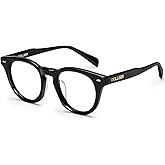 Dollger Blue Light Glasses for Women Men Round Frame Retro Blue Light Blocking Computer Blue Screen Glasses