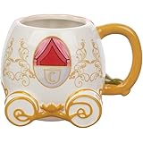 Cinderella Pumpkin Sculpted Ceramic Mug