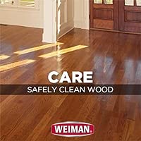 Weiman Hardwood Floor Cleaner 2 Pack 32 Ounce Non Toxic Wood Finished Oak Maple Cherry Birch Engineered Professional Safe Streak Less