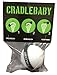 CradleBaby Rubber Lacrosse Ball for Training Indoor, Outdoor, Shooting, Catching (Black/White) primary