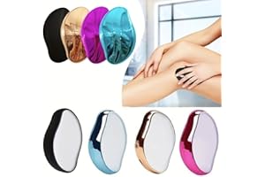 FXBAOJUNDA Magic Crystal Hair Eraser, Suitable for Men and Women Painless Exfoliating Crystal Hair Removal Tool, Magic Crystal Hair Remover for Legs and Back of Arms (Primary White)