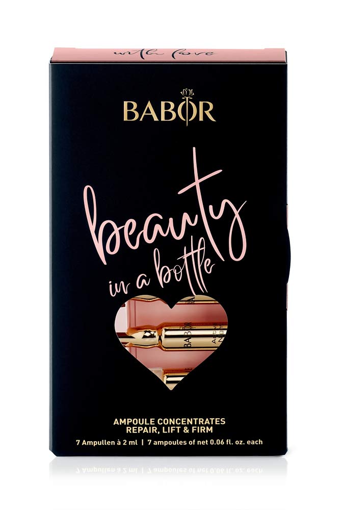 Babor Gift Set with Various Serum Ampoules for Moisture, Regeneration and Strength, Vegan Formula, The White Collection, 7 x 2 ml
