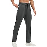 baleaf Men's Fleece Lined Running Pants Winter Thermal Track Pants Zipper Pocket Water Resistant Athletic Workout Hiking