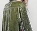R.Vivimos Womens Velvet Long Sleeve Pocket Casual Mini Shirt Dress Large Army Green
