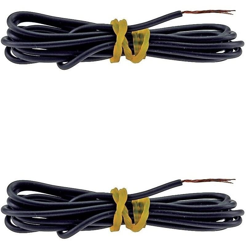 cyclingcolors 2 x Dynamo Cable for Bicycle 900 mm Electric Wire Front and Rear Lighting