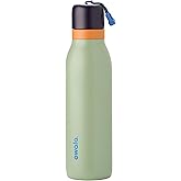 Owala FreeSip Twist Insulated Stainless Steel Water Bottle with Straw for Sports and Travel, BPA-Free, 18-oz, Blue/Green (Camo Cool)