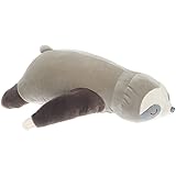 Millffy Realistic Stuffed Sloth Toy Plush Sloths Soft Toy Animals Plushie Doll Pillow for Kids Birthday Gift (Grey Sloth, 100