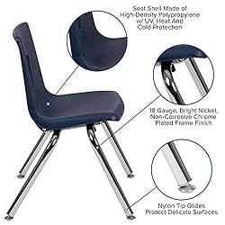 Flash Furniture Mickey Advantage Navy Student Stack