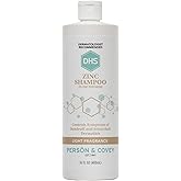 DHS Zinc Shampoo – Dandruff Shampoo – for Flaky and Dry Scalp with 2% Zinc Pyrithione, 16 oz