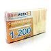Homework2 1200-Piece Ornate Wood Toothpicks Set, 2.5-Inch