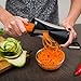 All New 4-in-1 enviHome Vegetable Spiralizer Super Zoodle Maker with Bonus Recipe E-Book - The Best 4 Blade Spiral Veggie Slicer 2017 - Zucchini Spaghetti Pasta Noodle Cutter & Ceramic Peeler Bundle
