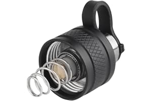 Tactical Flashlight SF Wire Switch & Tailcap, Rail/mlok Mount AXON Remote Pressure Switch, 3/4inch Tail Cap