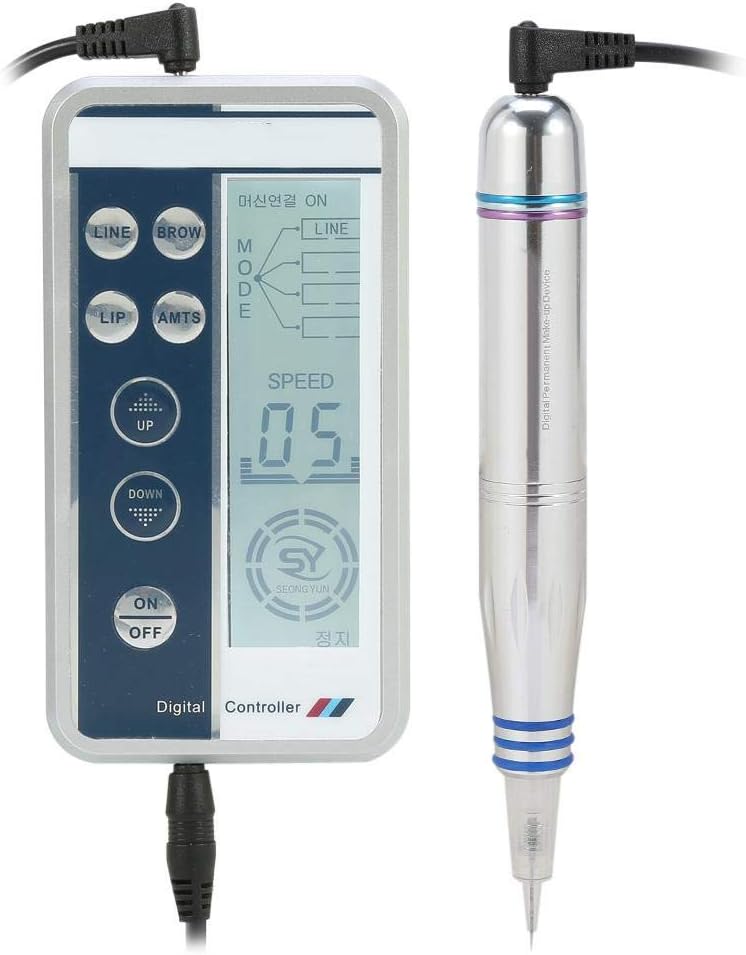 Digital Tattoo Makeup Machine, Upgraded Version Semi-Permanent Tattoo Machine, Perfect for Eyeliner, Lip, Eyebrow and Hairline Tattoo