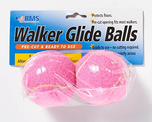 Rms walker glide balls - pink