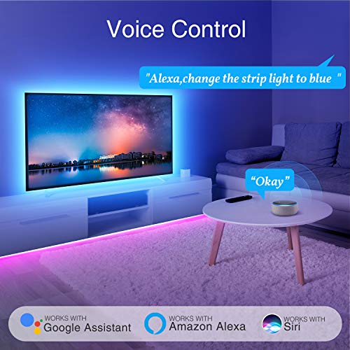 NITEBIRD TV LED Backlight, 9.2 Feet USB Smart Led Strip Lights Kit