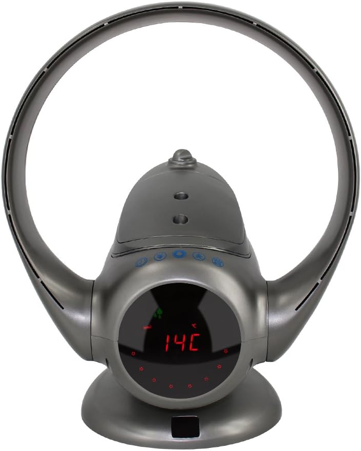 EODO Bladeless Fan Air Multiplier Fan Desk Fan Tower Fan for air humidifier and air Purifier (Sliver)