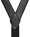 Marino Men's Leather Y-Back Adjustable Suspender with EazyGrip Clip