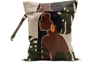 zcyxuuw Wet Bag, Wet Dry Bag, Wet Bag for Swimsuit, Travel, Beach, Pool, Diapers, Yoga Gym Clothes, Makeup Bag, Waterproof Reusable Minimalist Decor Aesthetic Line Art Women Body Face