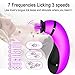 Clitoral Sucking Licking Tongue Vibrator Clitoris Stimulation with 7 Strong Sucking & Licking Modes & 3 Speeds Rechargeable Nipples Suction Stimulator Adult Sex Toys for Woman Couples