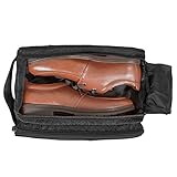 BAGSMART Portable Travel Shoe Bags Gym Sport Sack Organizer Black