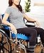 Hermell Convoluted Wheelchair Cushion, Blue Egg Crate Foam, No Cover - 3 Inches Thick
