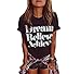 ZAWAPEMIA Womens Graphic Tees Dream Believe Achieve T Motivational T-Shirt XL Black